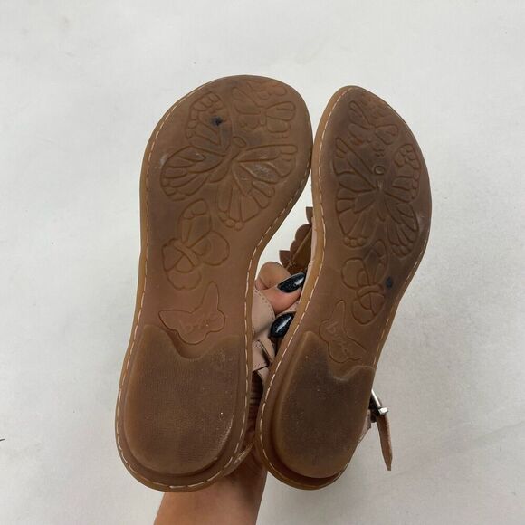 BOC b.o.c Almira Flower T-Strap Thong Flat Sandals Blush Pink Size 8M Z39898 - Picture 7 of 8